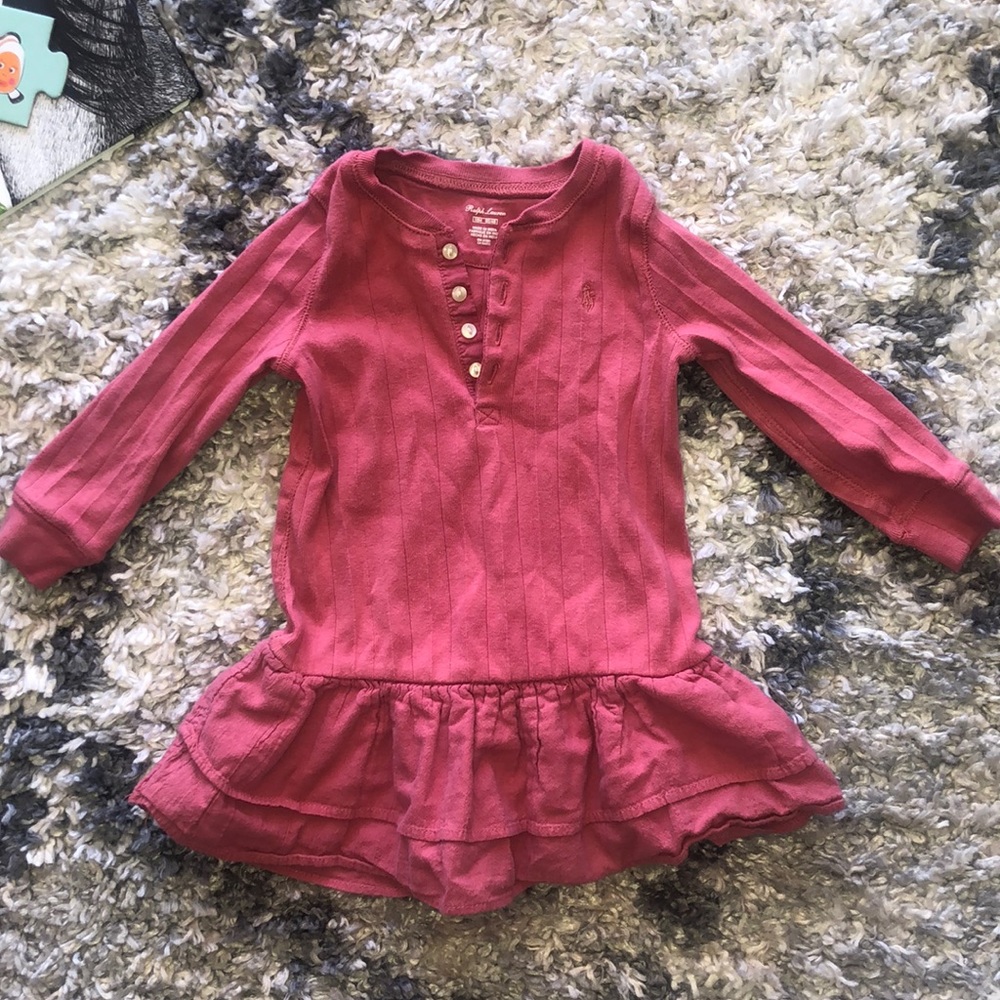 Ralph Lauren pink dress size 18m